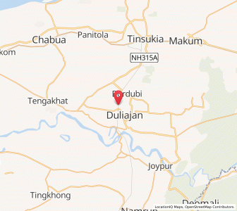 Map of Duliagaon, Assam