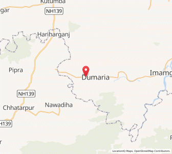 Map of Dumaria, Bihar