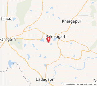 Map of Dumbara, Madhya Pradesh