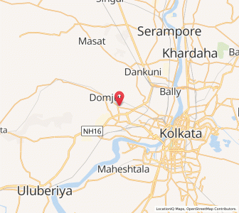 Map of Dumjor, West Bengal