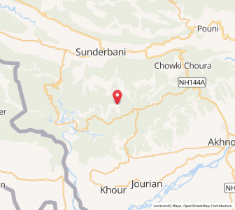 Map of Dumkanala, Kashmir