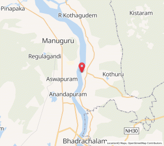 Map of Dummagudem, Andhra Pradesh