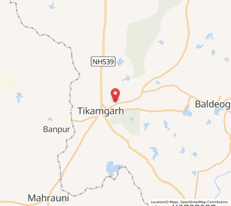 Map of Dumrau, Madhya Pradesh