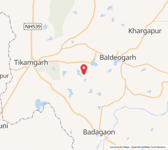 Map of Dundakhera, Madhya Pradesh