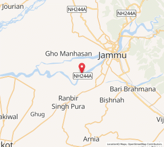 Map of Dundpur, Kashmir