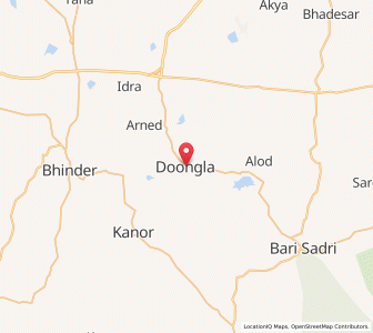 Map of Dungla, Rajasthan