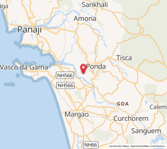 Map of Durbate, Goa