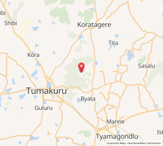 Map of Durgadahalli, Karnataka