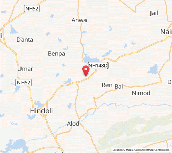 Map of Durgapura, Rajasthan