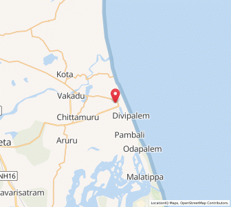 Map of Durgarajupatnam, Andhra Pradesh