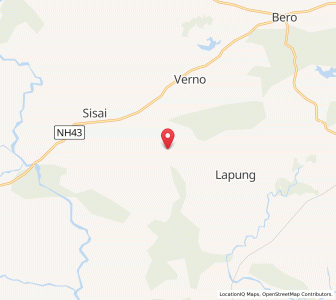 Map of Duria, Jharkhand