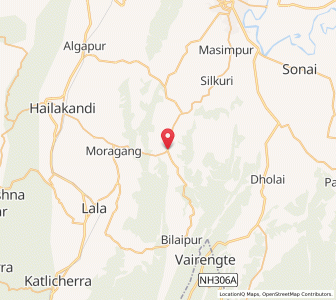 Map of Dwarband, Assam