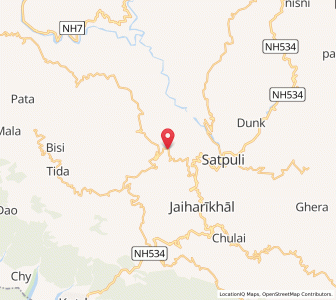 Map of Dwarikhal, Uttarakhand