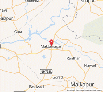Map of Edalabad, Maharashtra