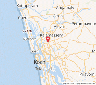 Map of Edapalli, Kerala