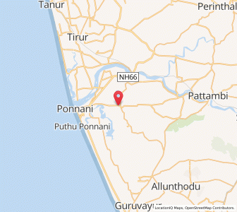 Map of Edappal, Kerala