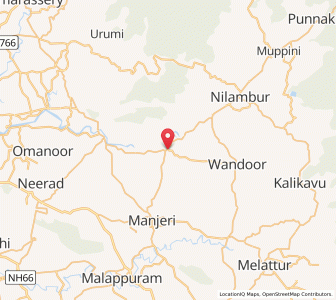 Map of Edavanna, Kerala