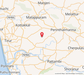 Map of Edayur, Kerala