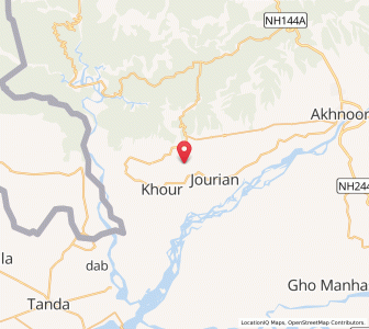 Map of Ejal Malal, Kashmir
