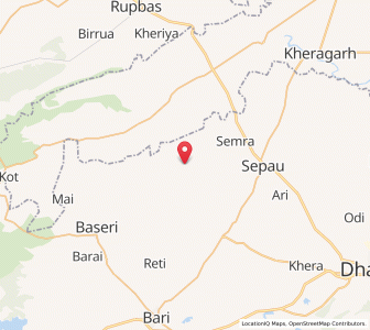Map of Ekta, Uttar Pradesh