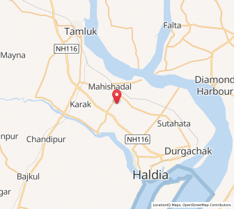 Map of Ektapur, West Bengal