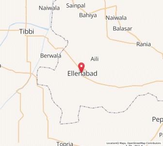 Map of Ellenabad, Haryana