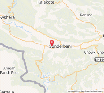 Map of Endpar, Kashmir