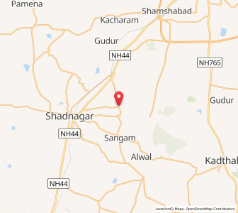 Map of Enmulanara, Andhra Pradesh