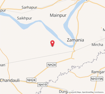 Map of Eonti, Uttar Pradesh