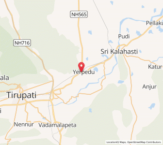 Map of Erpedu, Andhra Pradesh