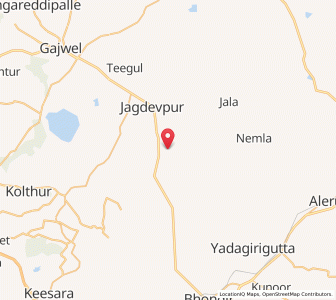 Map of Erraraddipalli, Andhra Pradesh