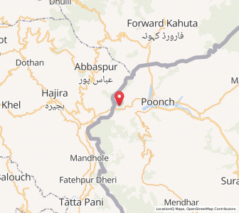 Map of Fakir Dorax, Kashmir