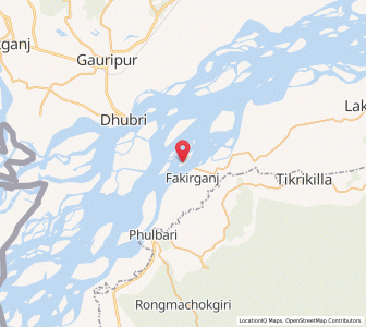 Map of Fakirganj, Assam