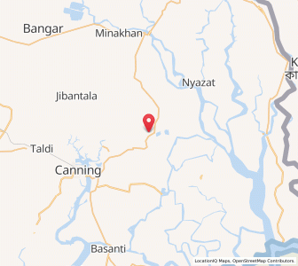 Map of Fakirtaki, West Bengal