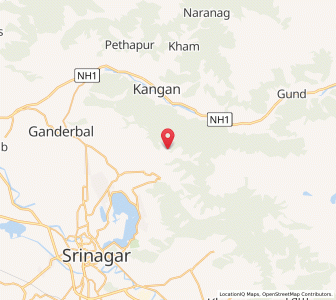 Map of Faqir Gojri, Kashmir