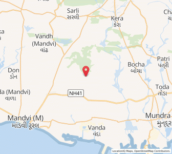 Map of Faradi, Gujarat