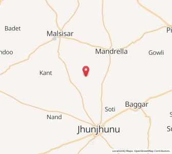 Map of Farans Ka Bas, Rajasthan