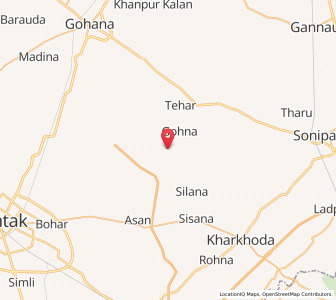 Map of Farmana, Haryana
