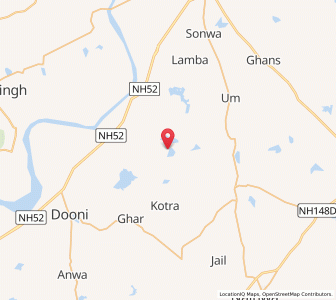 Map of Faruknagar, Rajasthan