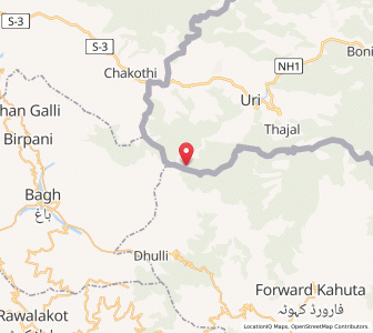 Map of Fateh ka Dera, Kashmir