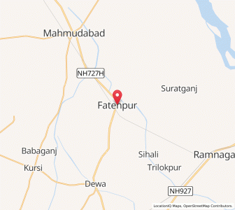 Map of Fatehpur, Uttar Pradesh