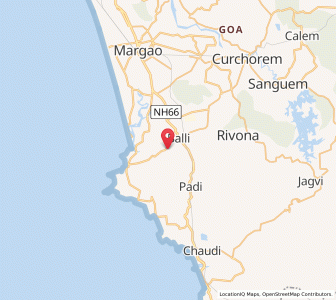 Map of Fatorpa, Goa