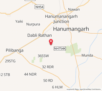 Map of Fattehgarh, Rajasthan