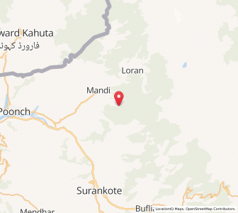 Map of Fazulwala, Kashmir
