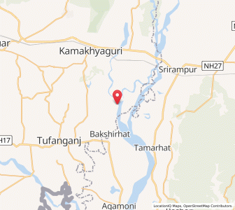 Map of Fersabari, West Bengal