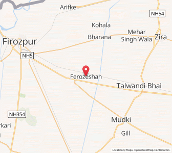 Map of Firoz Shah, Punjab
