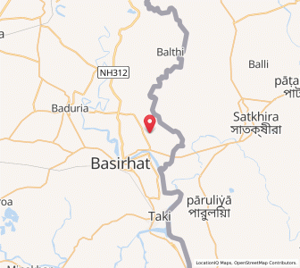 Map of Gacha, West Bengal