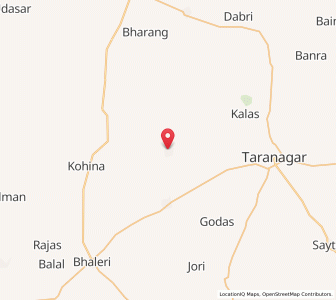Map of Gadana, Rajasthan