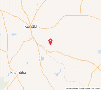 Map of Gadhagra, Gujarat