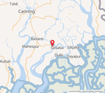 Map of Gadkhali, West Bengal